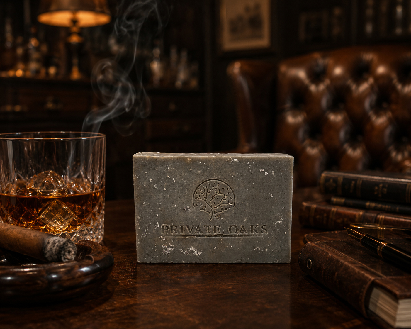 Smoked Leather Bar Soap view 3