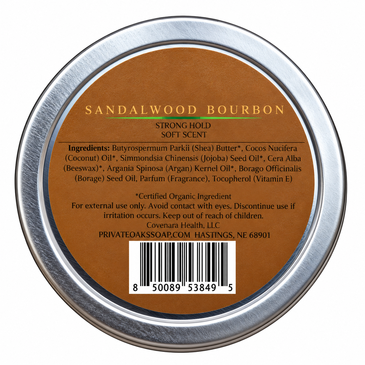 Sandalwood Bourbon Beard Balm & Wax view 4