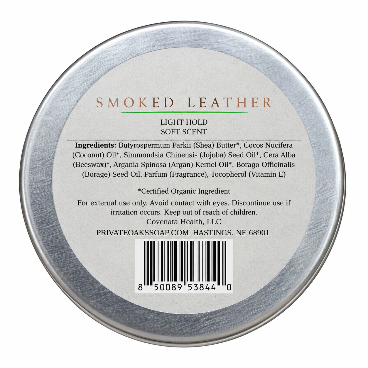 Smoked Leather Beard Balm & Wax view 2