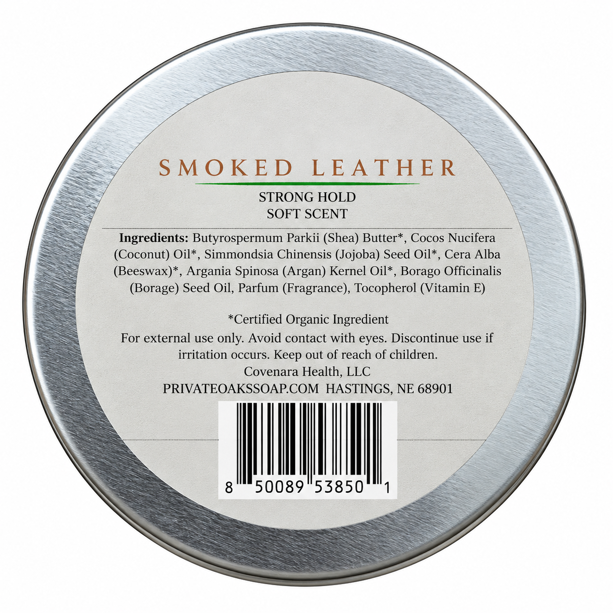 Smoked Leather Beard Balm & Wax view 4